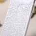 iPhone SE 5 5s - Carved Boy Pattern Matte PC Hard Protective Phone Cover Case - White